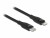Bild 0 DeLock USB-Kabel USB C - Lightning 0.5 m, Schwarz
