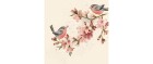Braun + Company Papierservietten Cherry Blossom Love 33 cm x 33