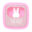 Wecker Billy mit Licht Marshmallow, Farbe: Pink, Material: Kunststoff, Breite: 5, Tiefe: 15, Ursprungsland: CN, gtin: 3701613300118