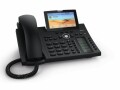 snom Tischtelefon D385N Schwarz, SIP-Konten: 12 ×, PoE: Ja