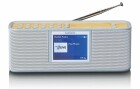 Lenco DAB+ Radio PDR-046 Bambus/Weiss, Radio Tuner: FM, DAB+