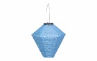 COCON Lampion LED Solar Diamant, Blau, Betriebsart: Solarbetrieb