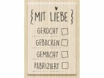 Heyda Motivstempel Mit Liebe Hellbraun