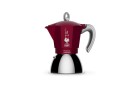 Bialetti Espressokocher New Moka Induktion 2 Tassen, Rot, Material