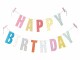 Rico Design Girlande Happy Birthday 3 m, Mehrfarbig, Materialtyp