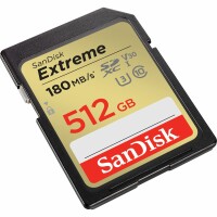 SanDisk Extreme SDXC 512GB SDSDXVV-512G-GNCIN, Kein