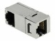 DeLock Keystone-Modul RJ45 - RJ45 Buchse, Cat.6A 90 Grad