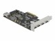DeLock PCI-Express-Karte 90059 USB 3.1 Gen2 - 4x USB-C