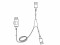 Bild 1 snom Y-Kabel für A100M/A100D Headset QD - QD 0.48