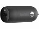 BELKIN CCA004BTBK BELKIN 30W USB-C PD CAR CHARGER WITH PPS