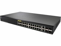 Cisco PoE+ Switch SF350-24P 24 Port, SFP Anschlüsse: 2