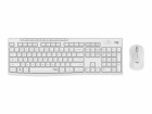 Logitech Tastatur-Maus-Set - MK295 White CH-Layout