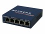 NETGEAR Switch GS105 5 Port, SFP Anschlüsse: 0, Montage