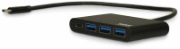 Port Designs PORT USB Hub Type-C to USB 3.0 900122 black