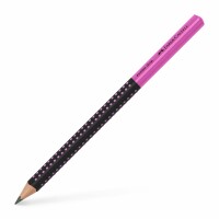 FABER-CASTELL Bleistift Jumbo Grip HB 511911 Two Tone schwarz/pink