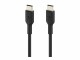BELKIN USB-C/USB-C CABLE PVC 2M BLACK  NMS