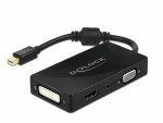 DeLock Multiadapter Mini-DisplayPort - DVI-D/HDMI/VGA 4K Passiv