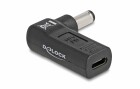 DeLock Adapter USB-C zu 5.5 x 2.1 mm 90