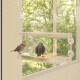 vidaXL Fenster-Futterstellen für Vögel 2 Stk. Acryl 30x12x15