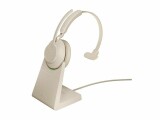 Jabra Headset Evolve2 65 Mono MS Beige, USB-C, Microsoft