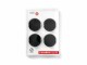 Trendform Hakenmagnet Solid 4er Set, Schwarz, Detailfarbe: Schwarz