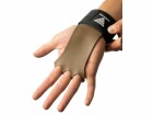 Gornation Fitnesshandschuhe Workout Grips Leder, M, Farbe: Schwarz