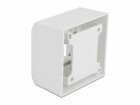 DeLock Easy 45 Aufputzgehäuse 82 x 82 mm Weiss