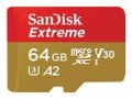 SanDisk Extreme - Carte mémoire flash (adaptateur microSDXC vers
