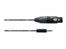 Cordial Audio-Kabel 3.5 mm Klinke - XLR 1.5 m