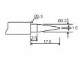 Velleman Lötspitze BITC10N1 Rund 1.6 mm, Breite: 1.6 mm, Form: Rund