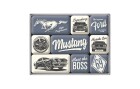 Nostalgic Art Magnet-Set Ford Mustang 1 Stück, Mehrfarbig, Detailfarbe