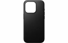 Nomad Back Cover Modern Leather iPhone 15 Pro Schwarz