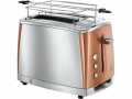 Russell Hobbs Toaster Luna Copper Silber, Detailfarbe: Silber, Toaster