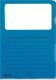 KOLMA     Sichthülle VISA Script      A4 - 59.660.05 blau, Fenster          10 Stk.