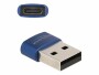 DeLock USB 2.0 Adapter USB-A Stecker - USB-C Buchse