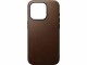 Nomad Back Cover Modern Leather iPhone 15 Pro Braun