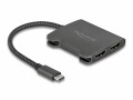 DeLock Adapter 4K 60Hz, schwarz USB Type-C - HDMI-A