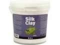 Creativ Company Modelliermasse Silk Clay 650 g, weiss, Packungsgrösse: 1
