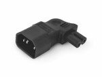 Alpha Elettronica Adapterstecker C7 - C14, seitlich gewinkelt, Detailfarbe