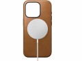 Nomad Back Cover Modern Leather iPhone 15 Pro Rostbraun