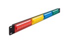 DeLock Patchpanel 19" 24 Port Cat.5e, 1HE, farbig, Montage