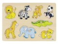 Goki Puzzle Steckpuzzle Zootiere