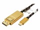 Roline GOLD Adptrkb.USB C-DP 4K ST/ST 1m