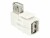 Bild 2 DeLock Keystone-Modul USB2.0, A - A 90° gewinkelt, Weiss