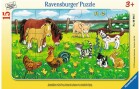 Ravensburger Puzzle Bauernhoftiere auf d.Wiese, Motiv: Arbeitswelt