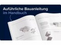 Franzis Motorbausatz Ford Mustang V8 1:4, Sprache: Englisch