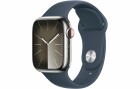 Apple Watch Series 9 41 mm LTE Silber Sport