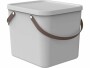 Rotho Aufbewahrungsbox Albula 40 l, Weiss, Breite: 35.8 cm