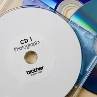 Brother PTOUCH CD/DVD Etiketten Film 58mm DK-11207 QL-500/550 100