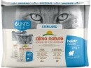 Almo Nature Nassfutter Holistic Sterilised mit Kabeljau & Huhn, 6